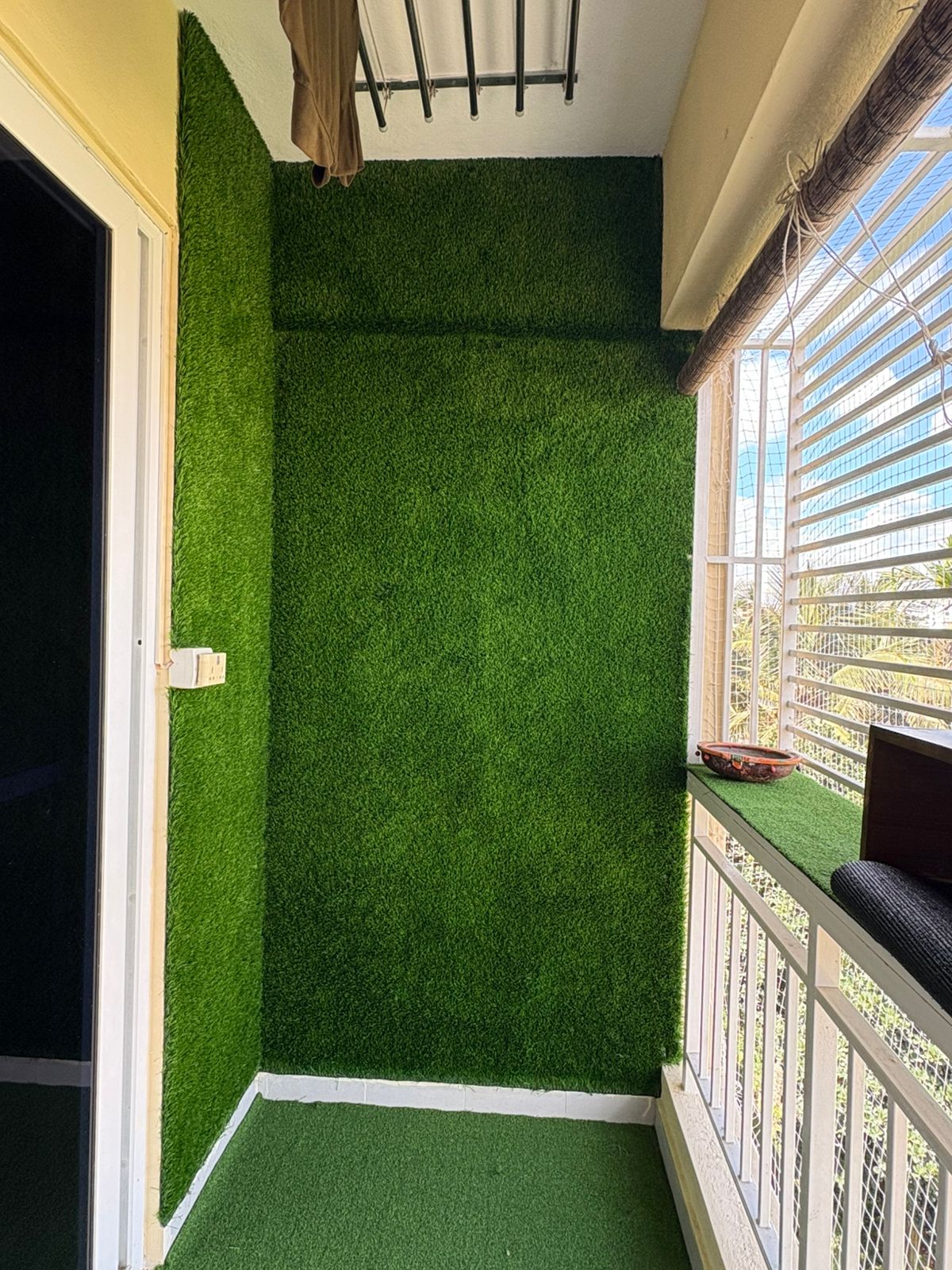 35mm high density artificial turf installation